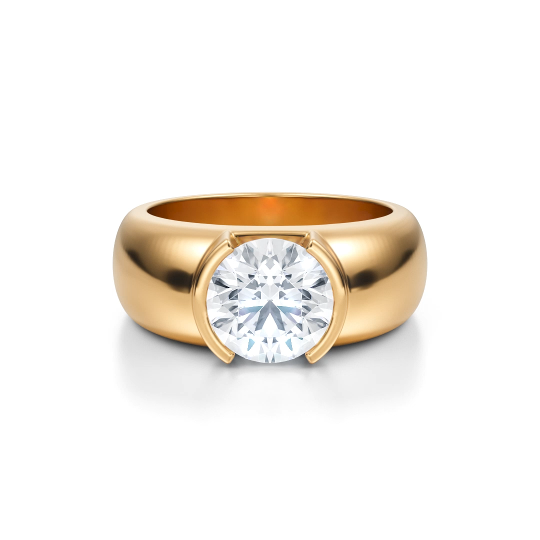 Dua Lipa Lab Grown Diamond Engagement Ring 360° view