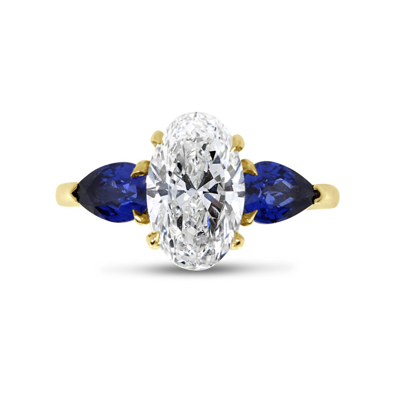 Accent Stone Engagement Rings