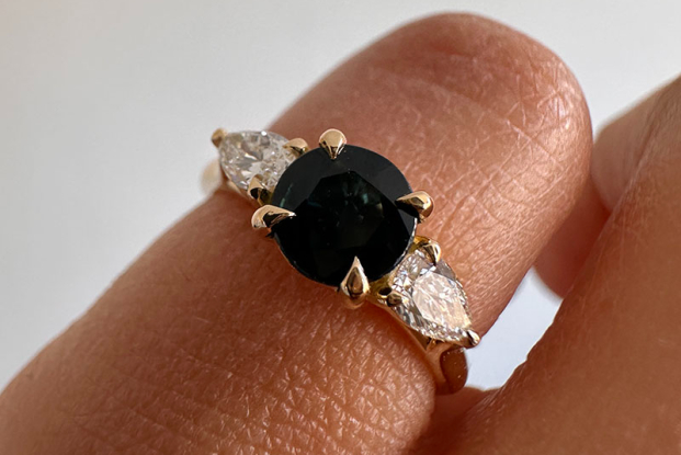 Accent Stone Engagement Rings