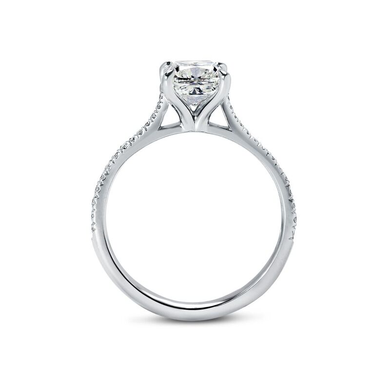 Floating Engagement Rings