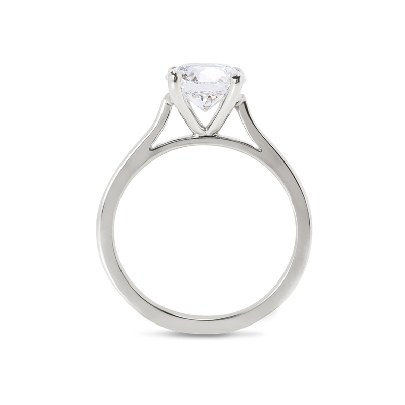 Floating Engagement Rings