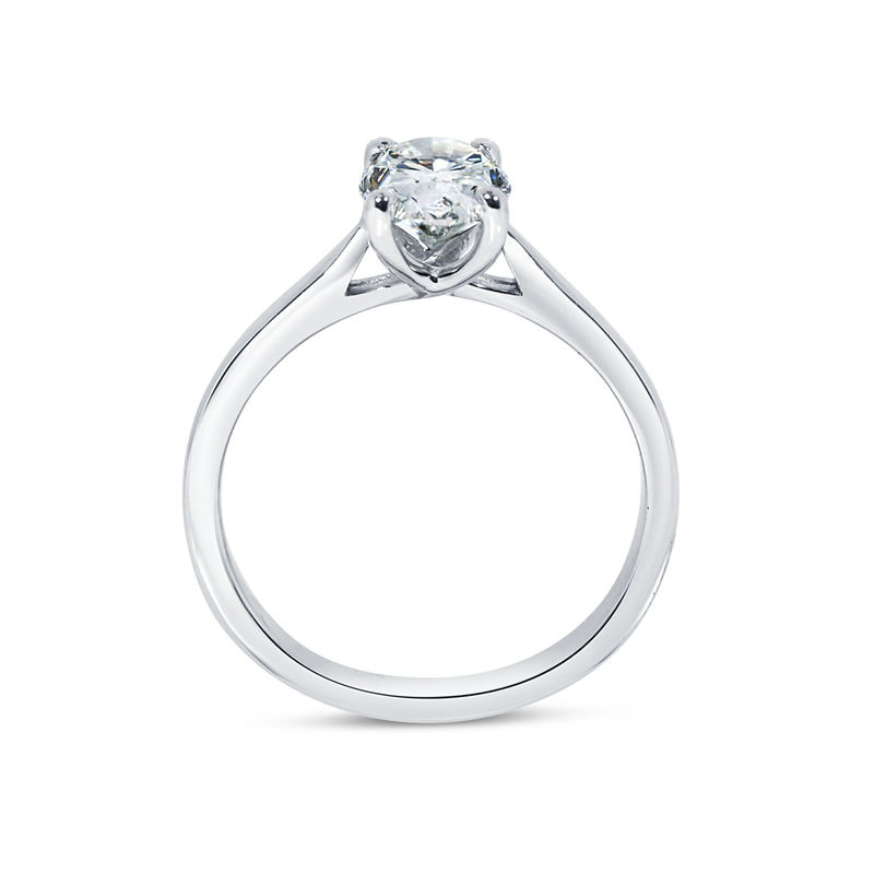 Floating Engagement Rings