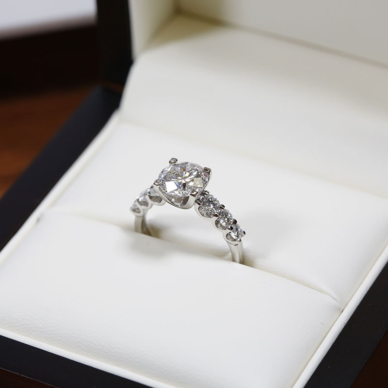 Floating Engagement Rings