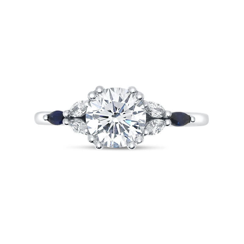 Low Set Engagement Rings