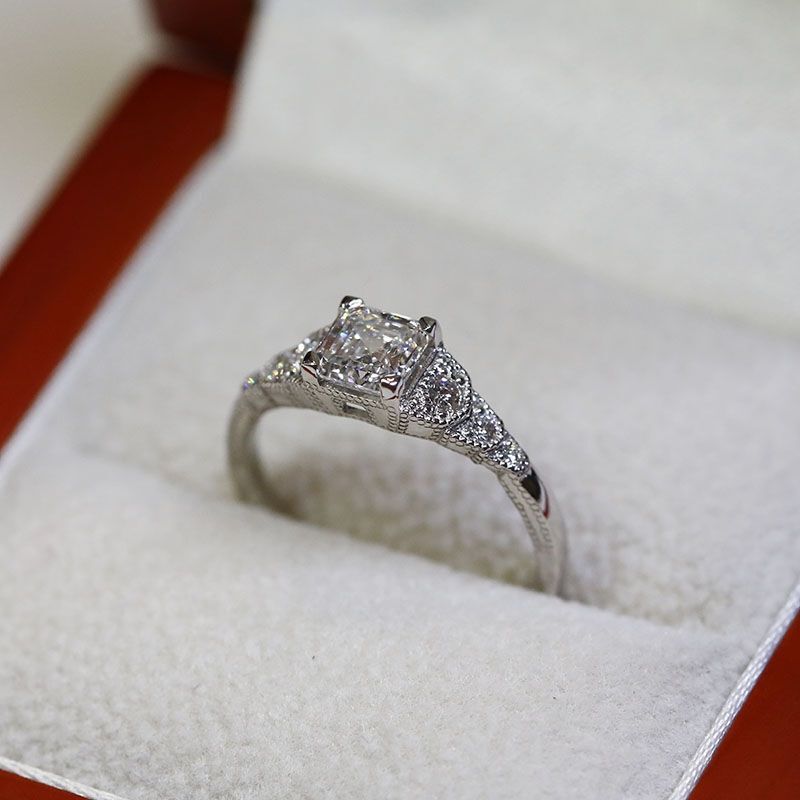 Milgrain Engagement Rings