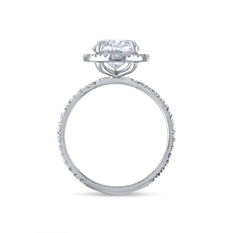 Oval Halo Engagement Rings