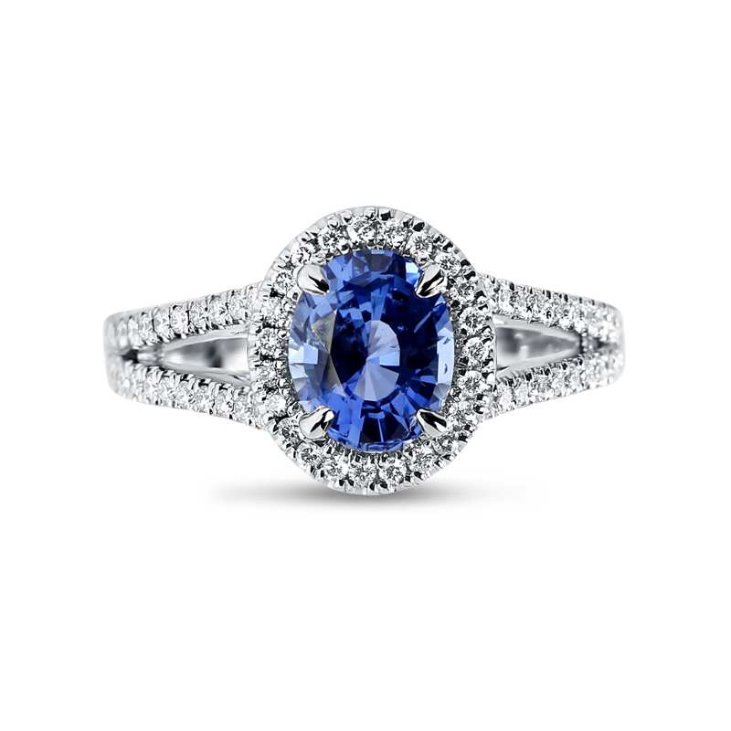 Oval Halo Engagement Rings