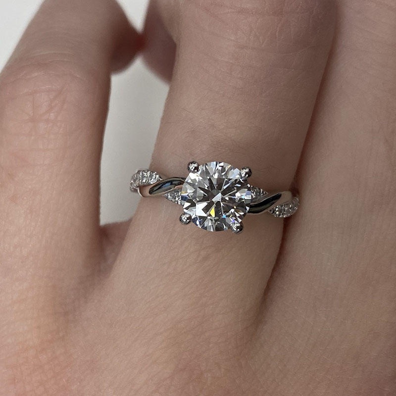 Tangled Band Engagement Rings