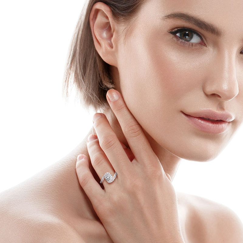 Tension Setting Engagement Rings