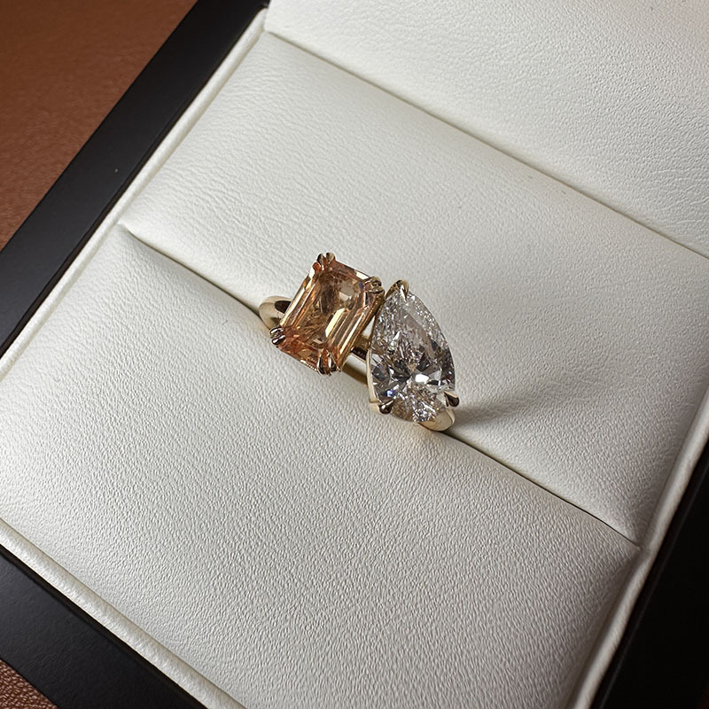 Toi et Moi Engagement Rings