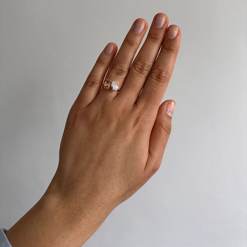 Toi et Moi Engagement Rings