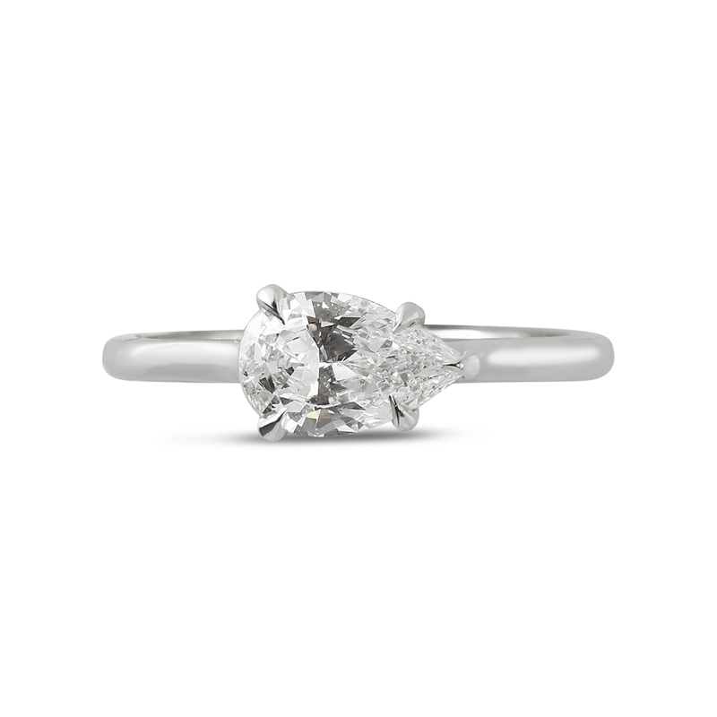 East West Engagement Rings