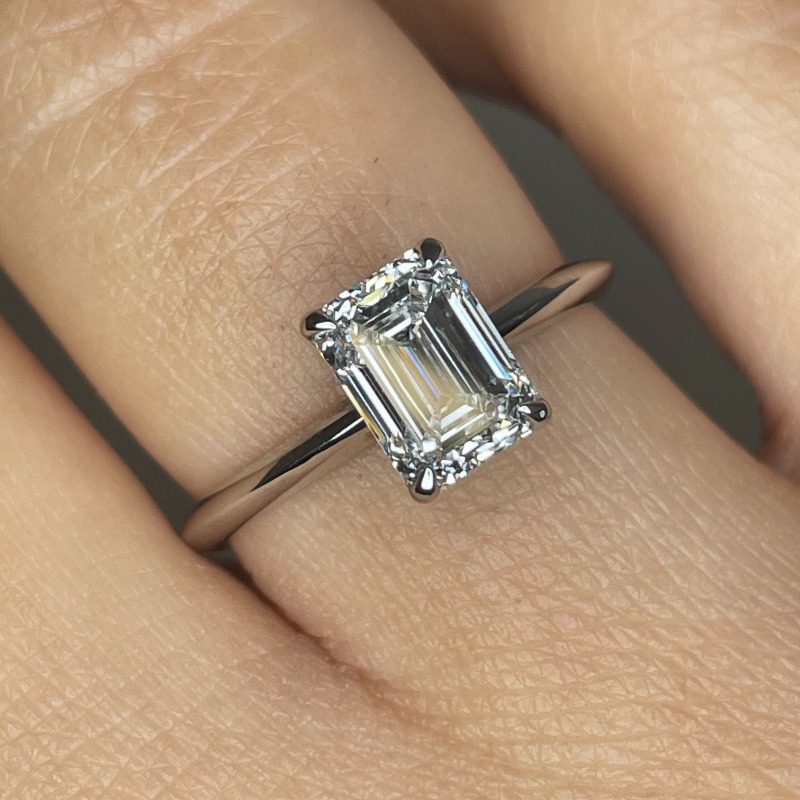 Knife Edge Engagement Rings