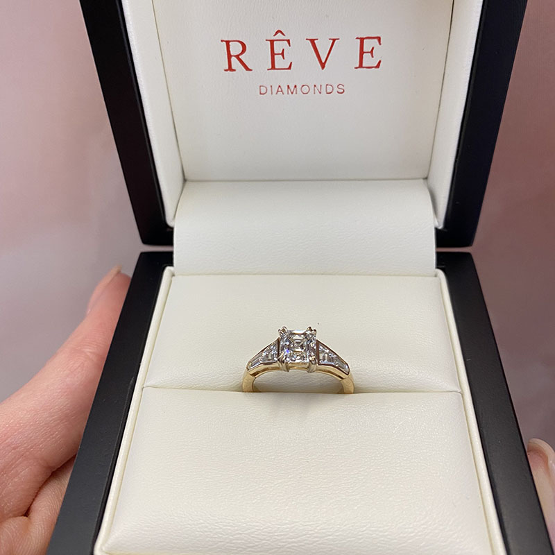 Low Set Engagement Rings