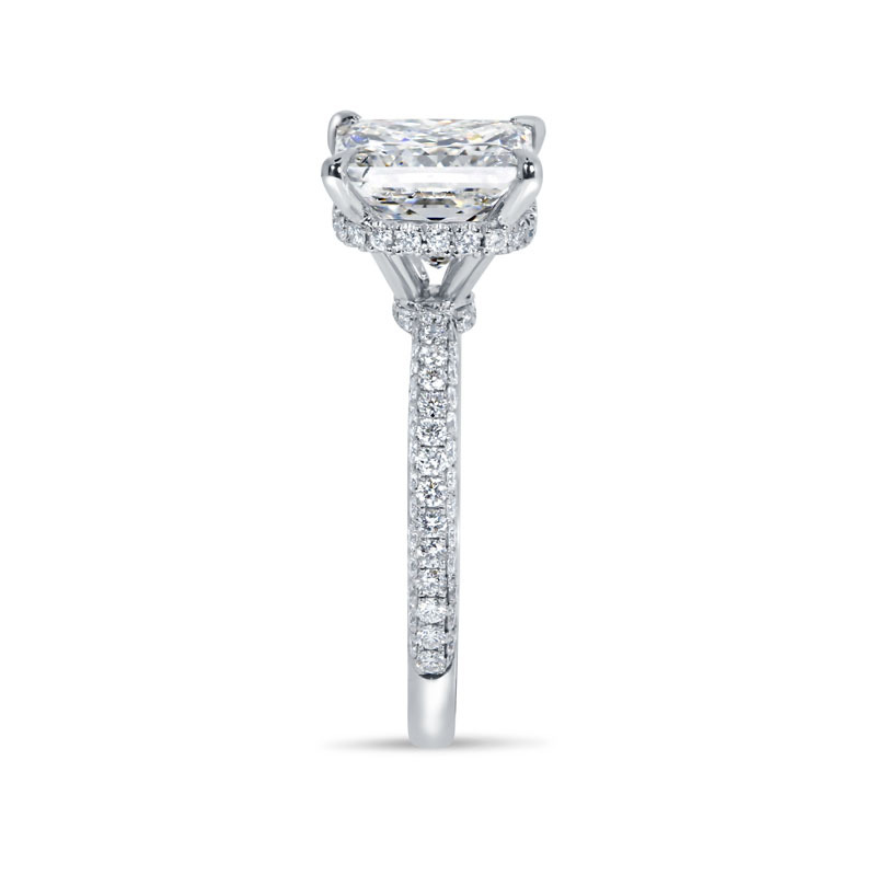 Sideways Engagement Rings