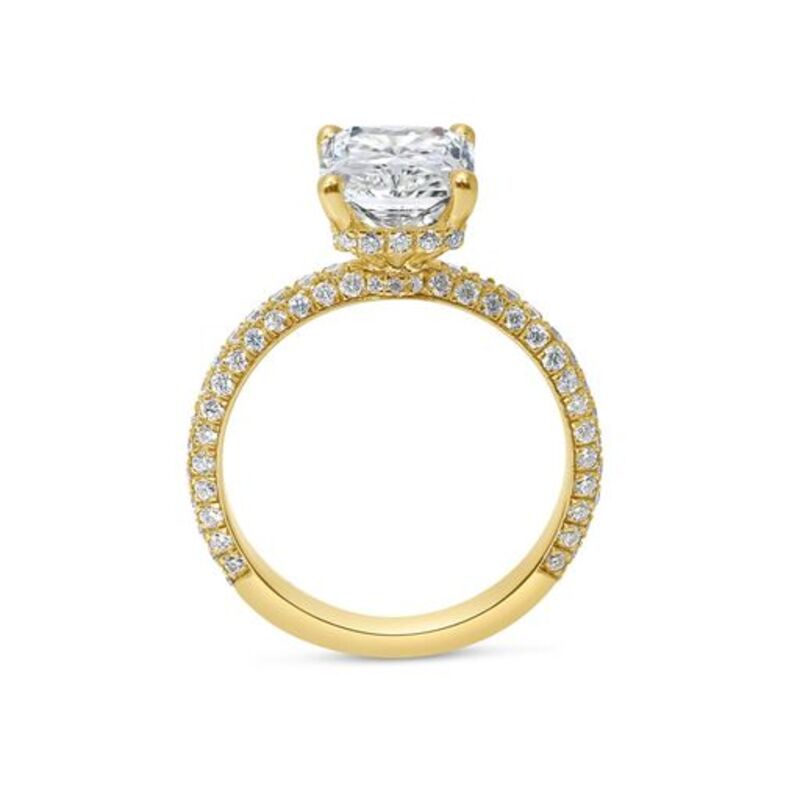 Sideways Engagement Rings