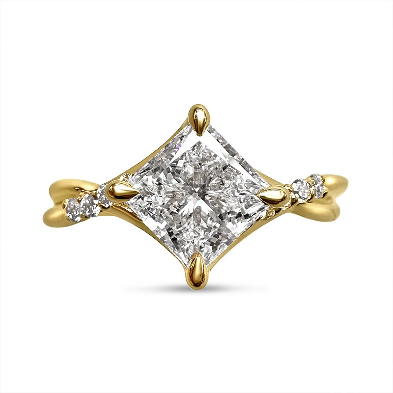 Tangled Band Engagement Rings