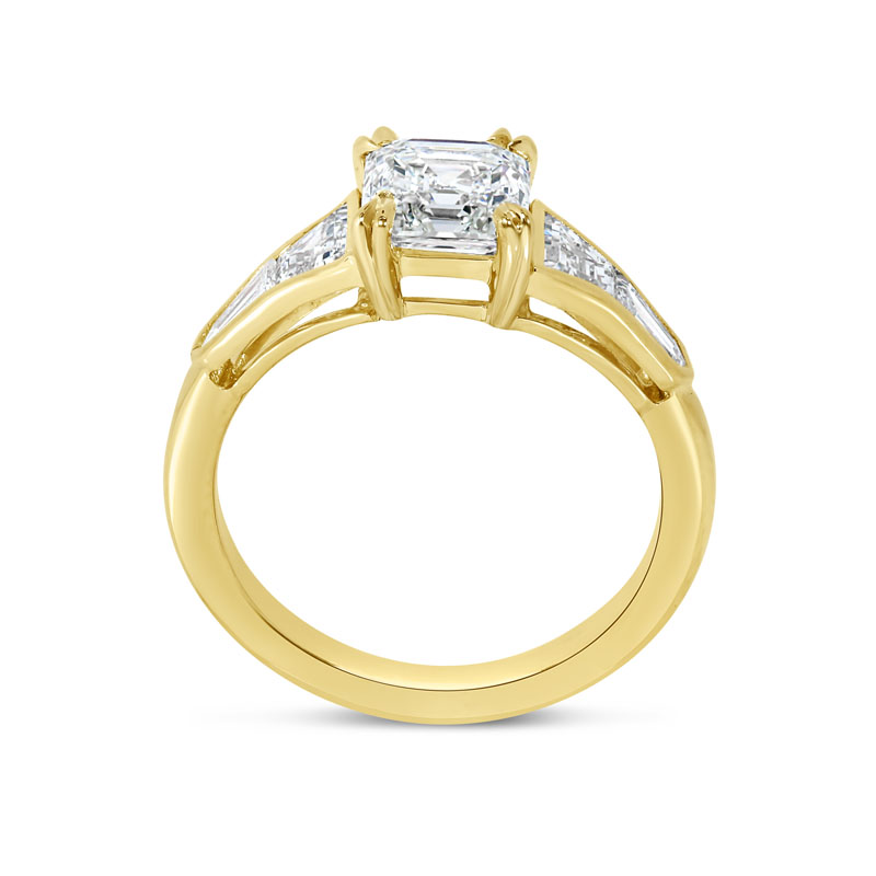Tapered Engagement Rings