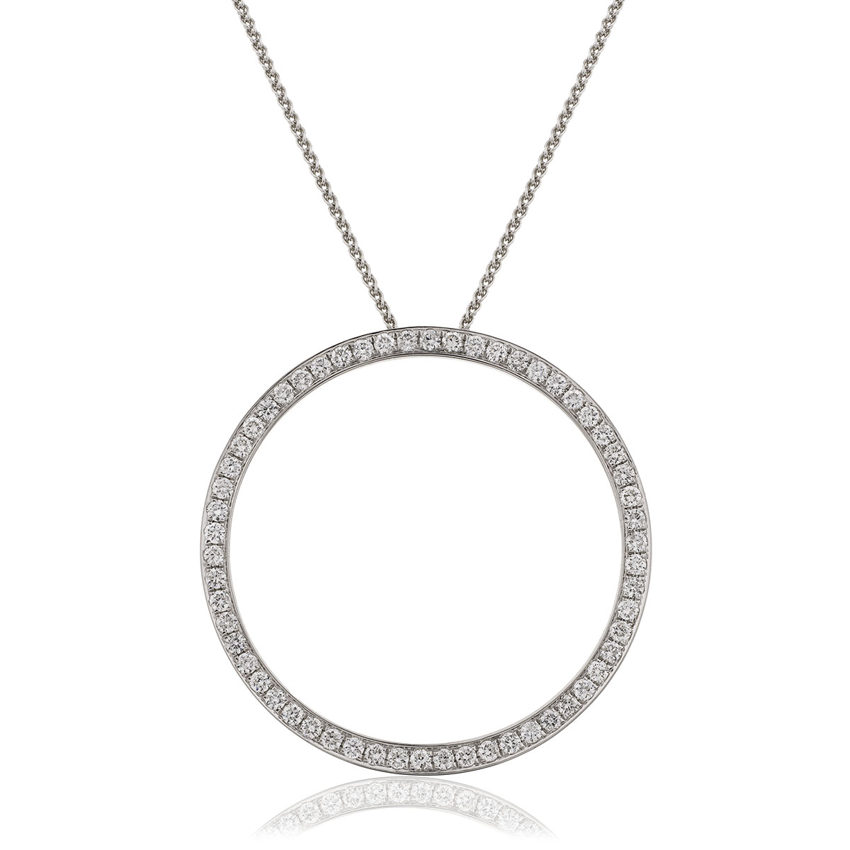 Round Diamond Necklace