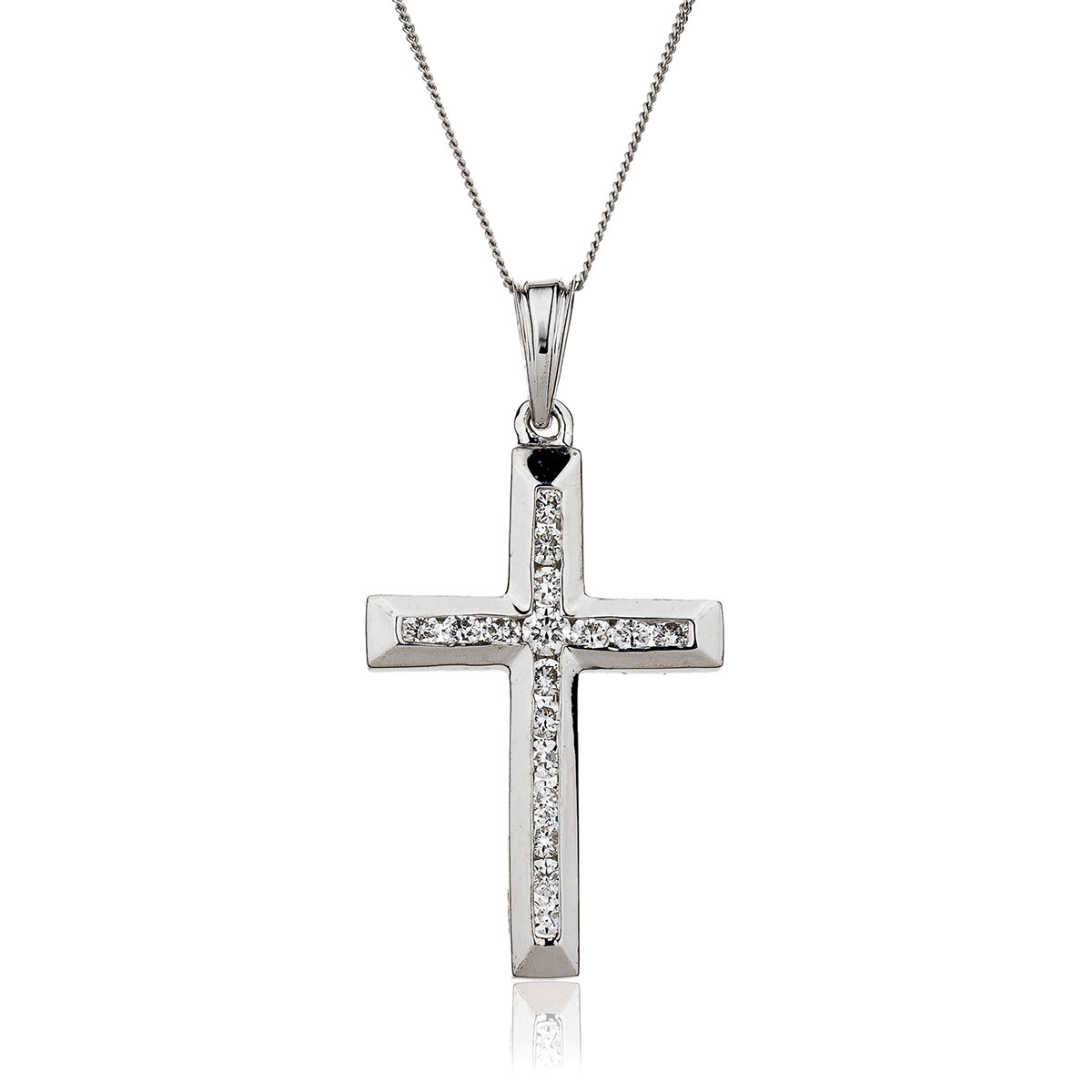 Diamond Cross Pendant