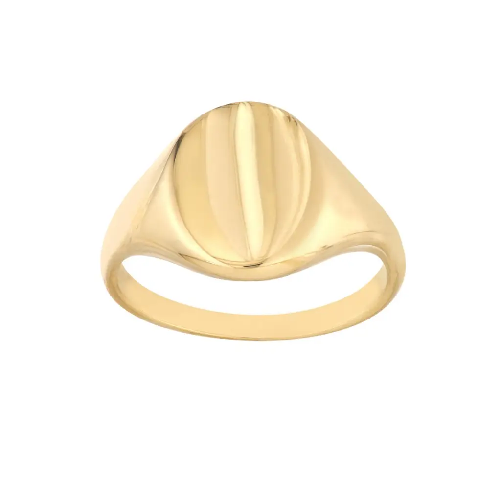 【定価20.3万・極美品】Mini Signet Oval Gold Signet Mini Oval Gold Ring