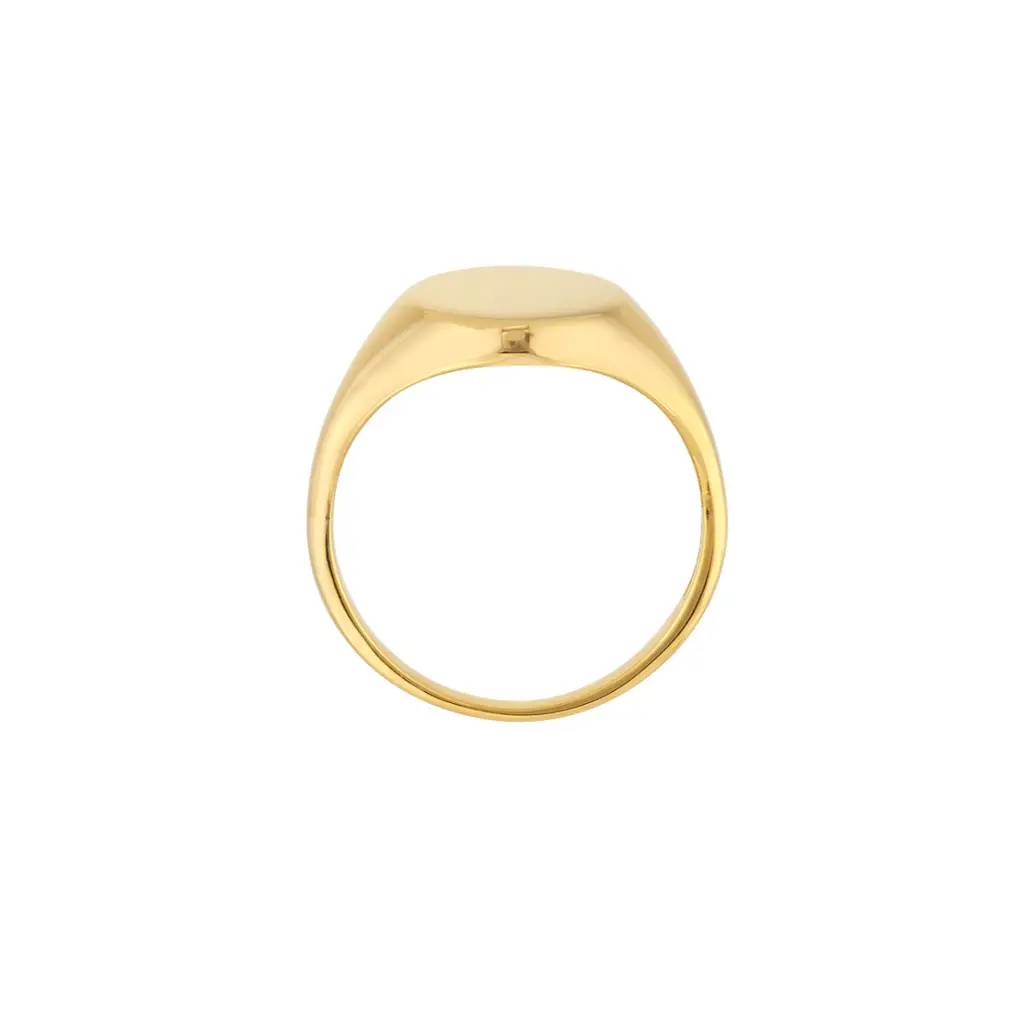 Signet Mini Oval Gold Ring